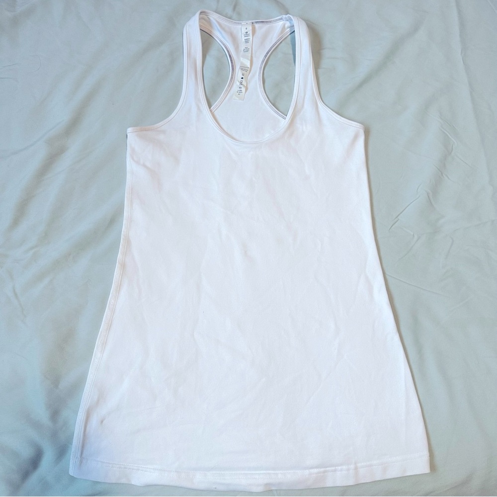 Lululemon Athletica White Tank Top Women’s Size 6